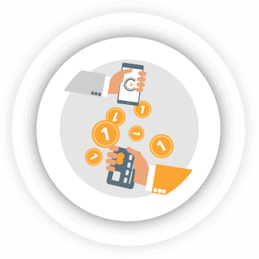 The amount will be transferred to your bank account right away!