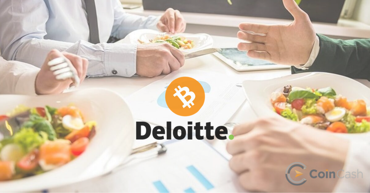 Deloitte: Lunch for Bitcoin? No problem!