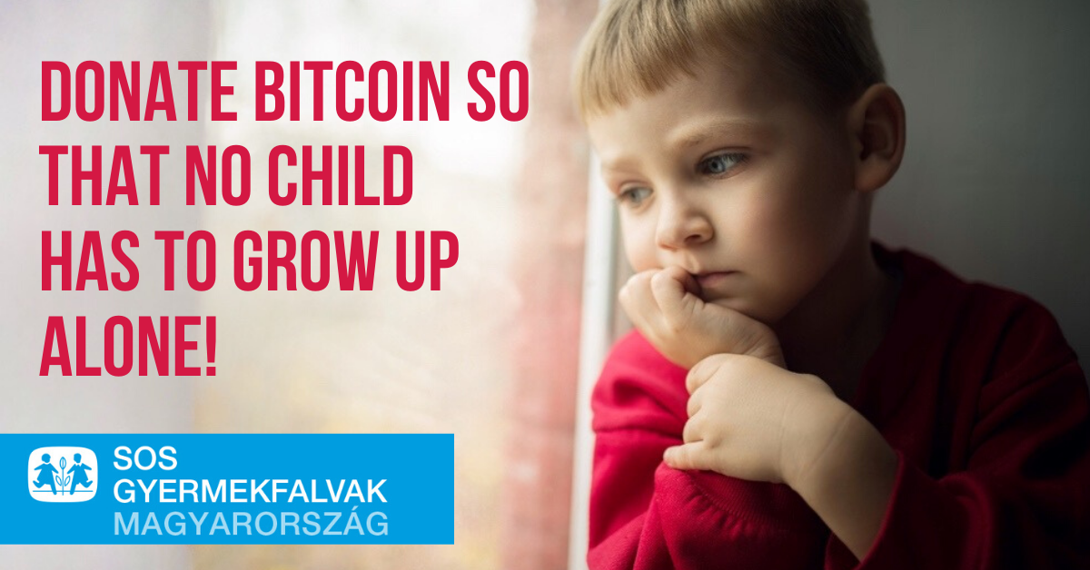 SOS Children's Villages Foundation is the first in Hungary to accept bitcoin donations with the help of CoinCash