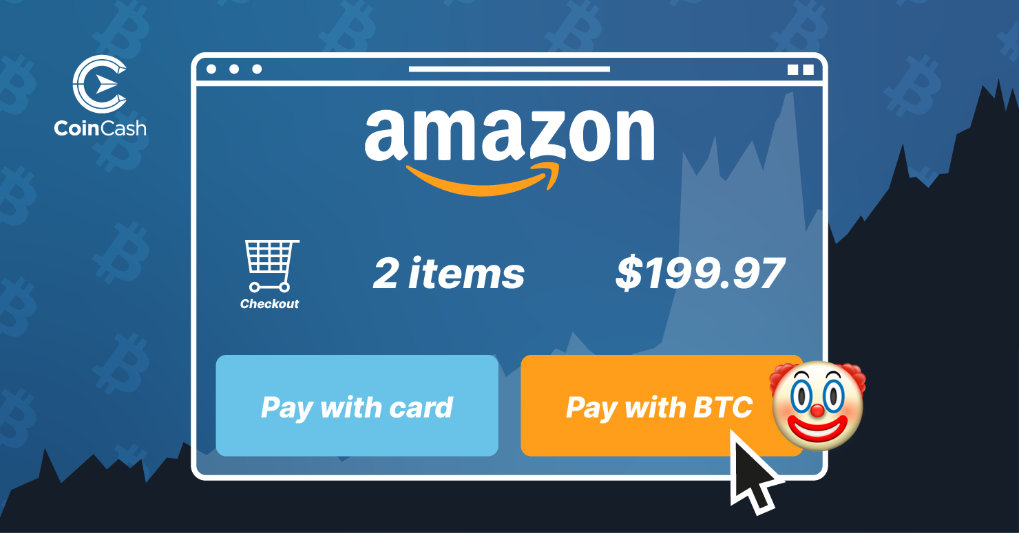 Amazon és a bitcoin elfogadás kacsa híre.