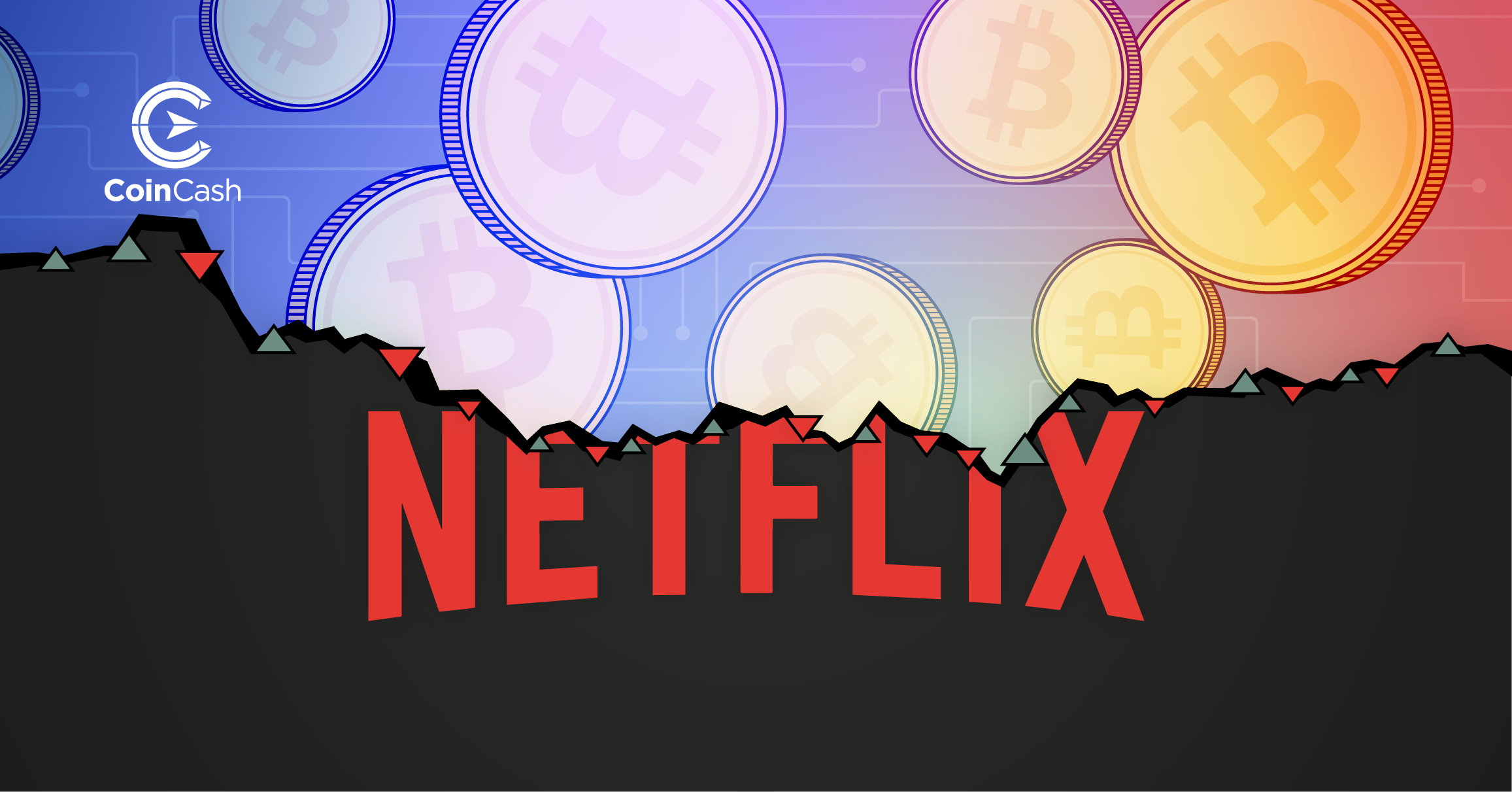 Netflix felirat bele lógó bitcoin érmékkel 