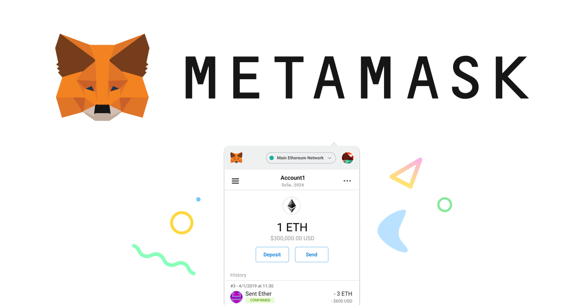 Metamask kripto tárca logója és mobil interface.
